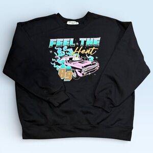Black Graphic Woman’s Sweater